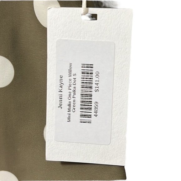 Jenni Kayne x Mikoh Mini Malia One Piece Willow Green Polka Dot Swimsuit… - Picture 4 of 5